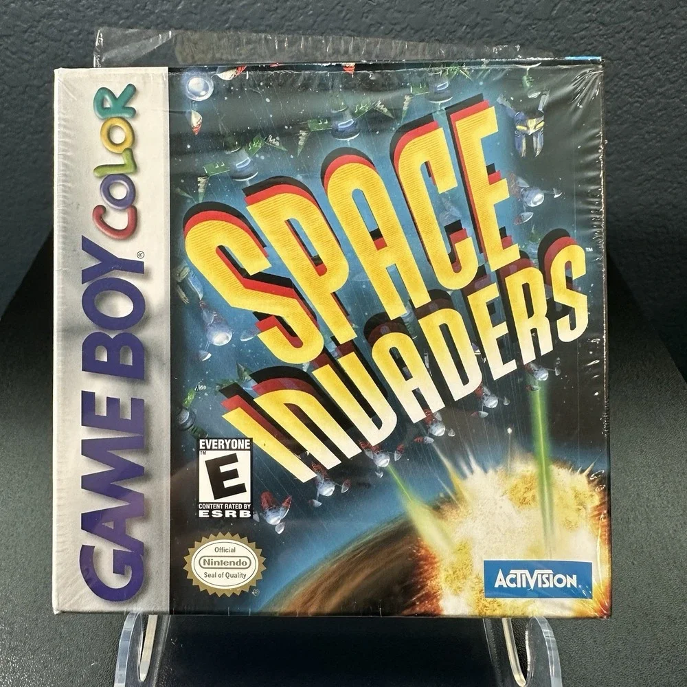 Space Invaders Game Boy Color Nintendo GBC CIB Vintage 1999 Retro Authentic Used